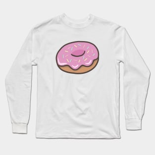 Cute pink donut Long Sleeve T-Shirt